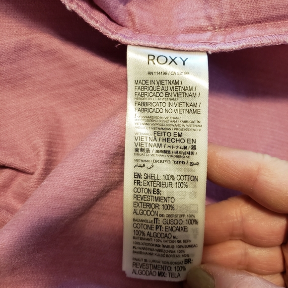 NWT Roxy Kick Back Washed Corduroy Shacket Size Large, Ret. $78, Casual - Picture 10 of 12